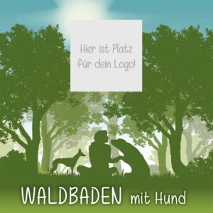 Social Media Waldbaden mit Hund